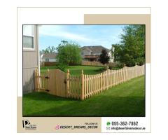 Wood Fencing Dubai | Garden Fencing Uae.