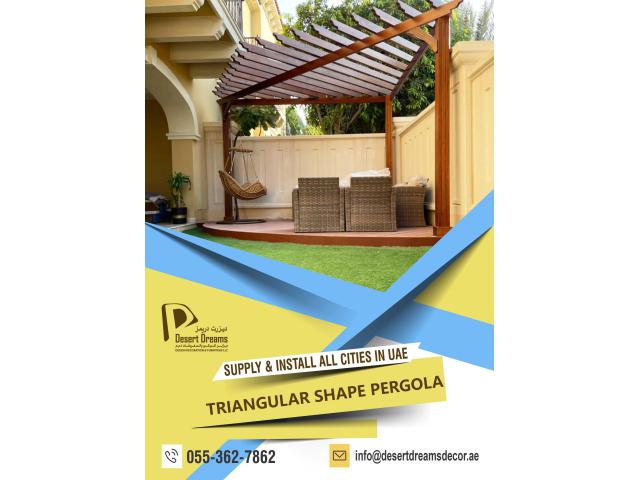 Wooden Swing Pergola Uae | Pergola and Arbors in Uae.