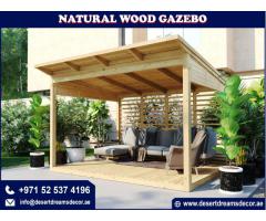 Wooden Backyard Gazebos Dubai.