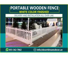 Free Standing Fence Dubai | White Picket Fences | Multi-Color Fences Uae.