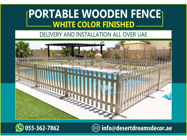 Free Standing Fence Dubai | White Picket Fences | Multi-Color Fences Uae.