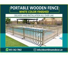 Free Standing Fence Dubai | White Picket Fences | Multi-Color Fences Uae.