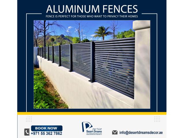 Aluminum Privacy Fences Dubai | Aluminum Gates.