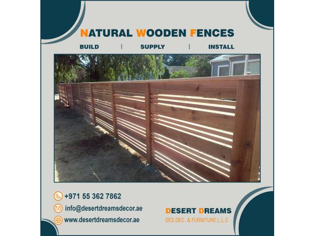 Wooden Fence Company Dubai.