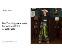 Buy Trending Jumpsuits for Women Online at Wabi Sabi