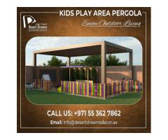 Modern Look Wooden Pergola Uae | BBQ Pergola | Hut Design Pergola Uae.