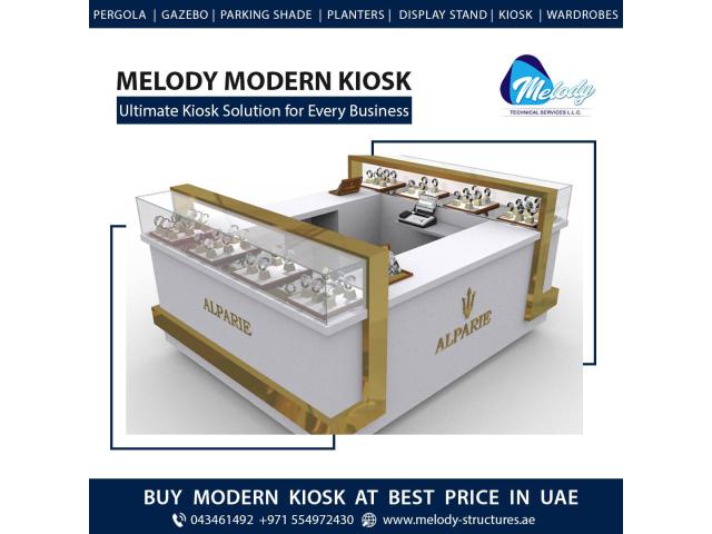 Custom made Kiosk manufacturer in Dubai | Perfume Kiosk, Cosmetic Kiosk, Mobile Kiosk