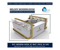 Custom made Kiosk manufacturer in Dubai | Perfume Kiosk, Cosmetic Kiosk, Mobile Kiosk