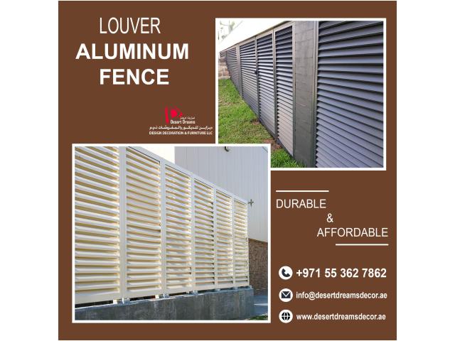 Aluminum Fence Suppliers in Dubai | Louver Aluminum Fence Uae.