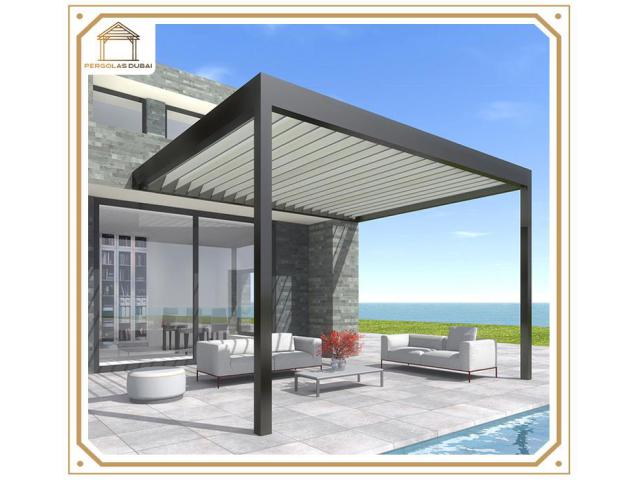 Aluminum Pergola for outdoor space in UAE