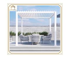 Aluminum Pergola for outdoor space in UAE