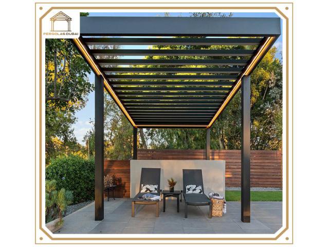 Aluminum Pergola for outdoor space in UAE