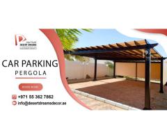 Car Parking Shades Suppliers | Design and Build Car Parking Pergola Uae.