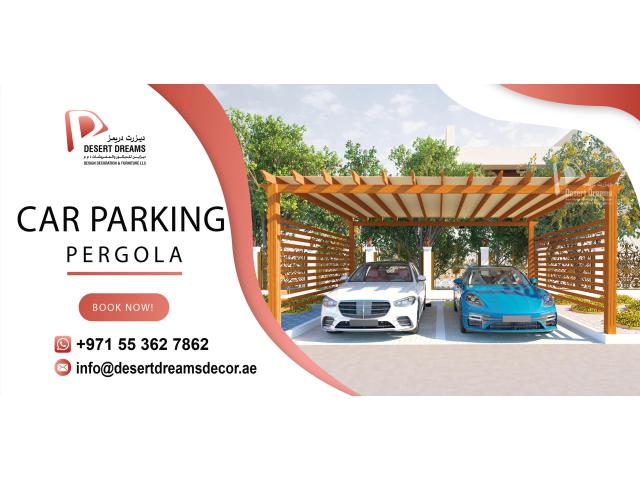 Car Parking Shades Suppliers | Design and Build Car Parking Pergola Uae.