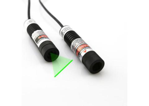 How to make constant alignment with glass lens 532nm green line laser module?