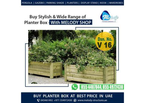 Wooden Planter Box in Dubai | Planter Box Suppliers in UAE