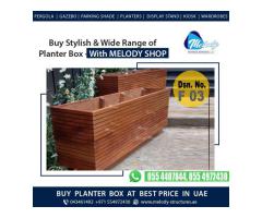 Wooden Planter Box in Dubai | Planter Box Suppliers in UAE