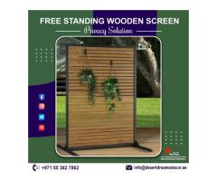 Outdoor Wooden Fencing Uae | Free Standing and Events Fences Suppliers in Uae.