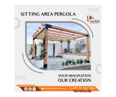 Outdoor Wooden Pergola Abu Dhabi | Wall Attached Pergola | Pergola Uae.