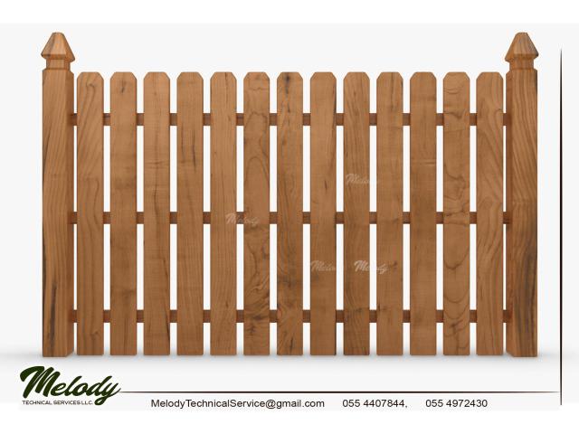 Privacy Fence in Dubai | Wooden Fence UAE | Picket Fence