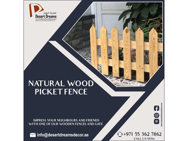 Supply and Install Wooden Fences in Dubai | Multi-Color Fences Suppliers in Uae.