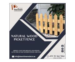 Supply and Install Wooden Fences in Dubai | Multi-Color Fences Suppliers in Uae.