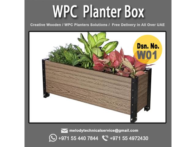Wooden Planter box in Dubai