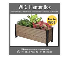 Wooden Planter box in Dubai