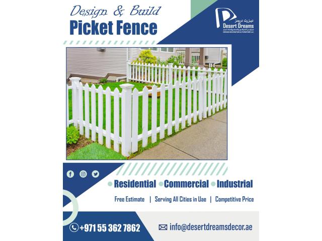 Solid Wooden Fence Dubai | Wall Mounted Fences | Neighbor Privacy Fences Uae.