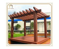 Elevate your outdoor living with our exquisite Wooden Pergolas in Abu Dhabi!