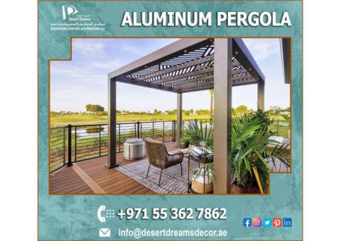 Buy Aluminum Pergola in UAE | Louvered Aluminum Pergola in Uae.
