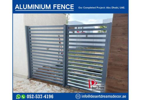 Strong Aluminum Fences in Dubai | Stylish and Modern Design Aluminum Fences.