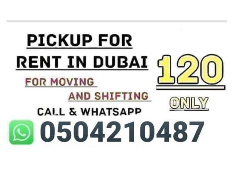Pickup Truck For Rent in jumeirah 0504210487