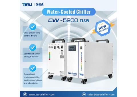 TEYU Water Cooled Chiller CW-5200TISW 0.1℃ Precision