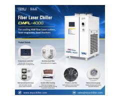 TEYU CWFL-4000 Industrial Laser Chiller for 4000W Fiber Laser Cutter Engraver Marker