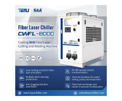 Laser Chiller CWFL-8000 to Cool 8000W Fiber Laser Cutters Welders Cleaners