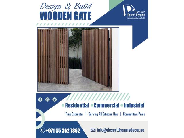 Solid Wood Fencing Company in Uae.