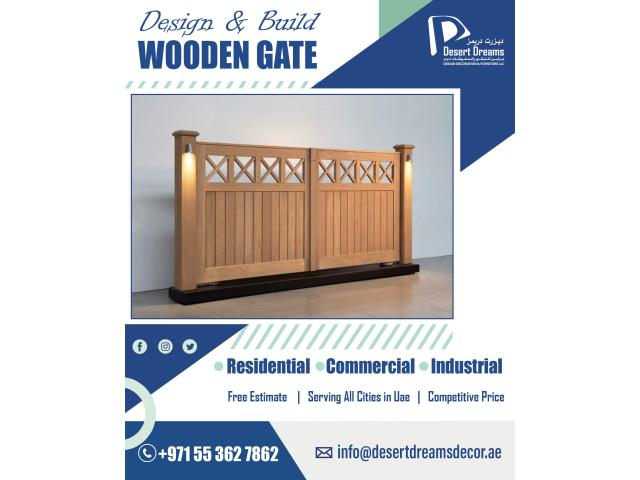 Solid Wood Fencing Company in Uae.