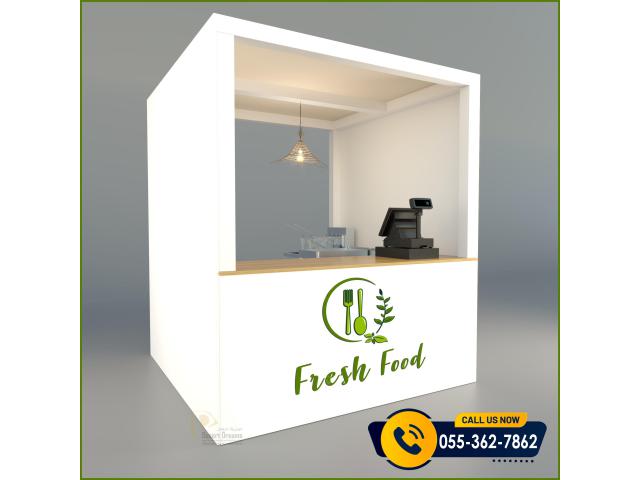 Outdoor Food Kiosk for Sale and Renting in Uae.