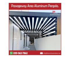 Aluminum Pergola Fabrication and Installing in Uae.