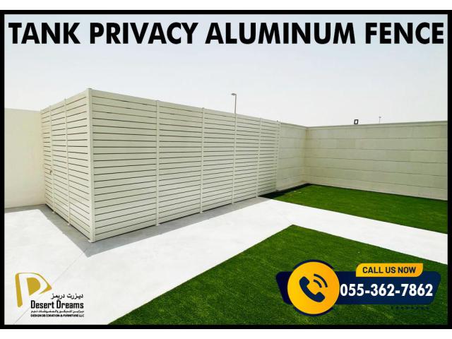 Aluminum Privacy Fence Dubai | Tank Privacy Aluminum Panels in Uae.