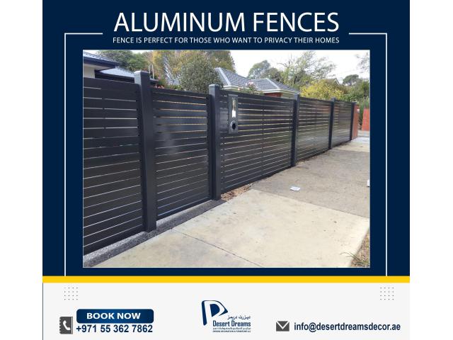 Aluminum Privacy Fence Dubai | Strong Aluminum Fence Suppliers in Uae.