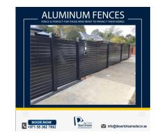 Aluminum Privacy Fence Dubai | Strong Aluminum Fence Suppliers in Uae.