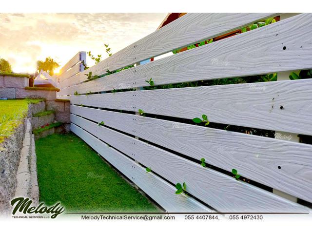 Garden Fence | Wooden Fence | Fence Manufacturer in UAE