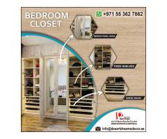 Walk-in Closets Suppliers in Abu Dhabi | Modern Design Wardrobes in Uae.
