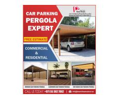 Car Parking Wooden Pergola Dubai | Beat The Heat | Car Parking Aluminum Pergola Uae.