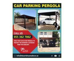 Car Parking Wooden Pergola Dubai | Beat The Heat | Car Parking Aluminum Pergola Uae.