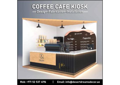 Kiosk with Signage | Professional Kiosk Design and Build in Uae.