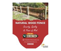 Natural Wood Fencing Dubai | Wooden Fence Contractor in Uae.